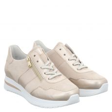 Semler, Lilly H, Veloursleder-Halbschuh in beige für Damen
