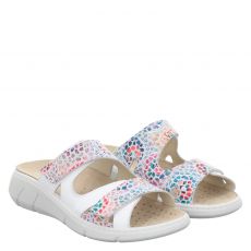  Herrmann Glattleder-Hausschuh in weiß für Damen