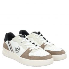  Bugatti Kunstleder-Sneaker in weiß für Herren
