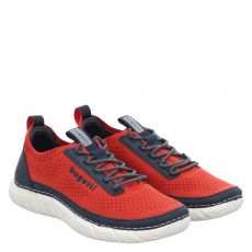  Bugatti Textil-Sneaker in rot für Herren