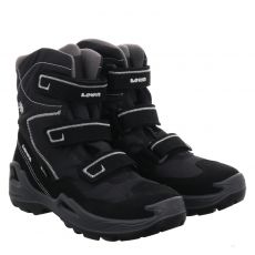  Lowa, Milo Gtx Hi, Kunstleder-Winterstiefel in schwarz für Kinder