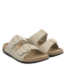  Rohde, Rodigo, Veloursleder-Hausschuh in taupe für Damen