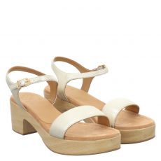  Unisa Glattleder-Sandalette in gold für Damen