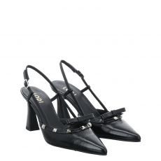  Lodi, Rodin, Lackleder-Sandalette in schwarz für Damen