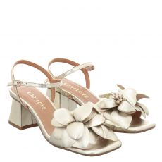  Lodi, Genel, Glattleder-Sandalette in gold für Damen