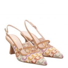  Lodi, Milango, Textil-Pumps in mehrfarbig für Damen