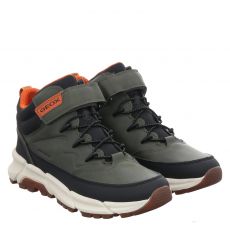  Geox, J Flexyper Plus B Abx G -sy Ny, Kunstleder-Halbschuh in grün für Kinder