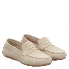  Schuhengel Veloursleder-Mokassin in beige für Damen