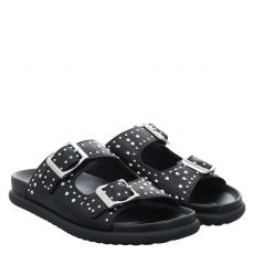  Tamaris, Da.-pantolette, Kunstleder-Pantolette in schwarz für Damen