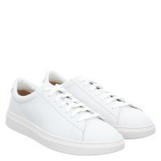  Boss, Kieran_tenn_algr, Glattleder-Sneaker in weiß für Herren