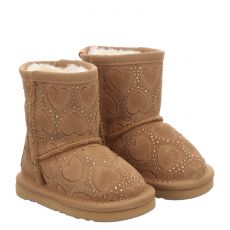  Lelli Kelly Veloursleder-Winterstiefel in braun für Kinder