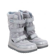  Richter Textil-Winterstiefel in silber für Kinder