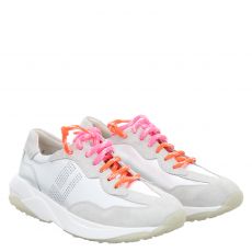  Paul Green Glattleder-Sneaker in silber für Damen
