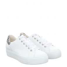  Paul Green Glattleder-Sneaker in weiß für Damen