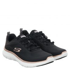  Skechers, Flex Appeal, Textil-Sneaker in schwarz für Damen