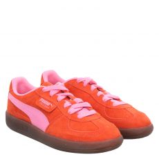  Puma, Palermo, Veloursleder-Sneaker in rot für Damen