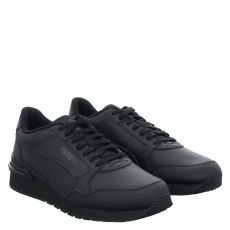  Puma, St Runner V4 L, Glattleder-Sneaker in schwarz für Herren