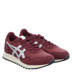  Asics, Tiger Rnner Ii, Textil-Sneaker in bordeaux für Herren