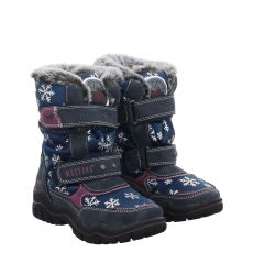  Mustang, Kinder Booty, High-Tech-Winterstiefel in blau für