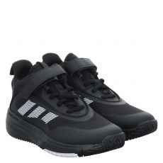  Adidas, Ownthegame 3.0 K, Synthetik-Halbschuh in schwarz für Kinder