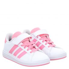  Adidas, Grand Court 2.0 El C, Synthetik-Sneaker in weiß für Kinder