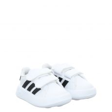  Adidas, Grand Court 2.0 Cf I, Synthetik-Lauflernschuh in weiß für Kinder