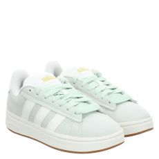  Adidas, Grand Court Alpha 00s, Veloursleder-Sneaker in grün für Damen