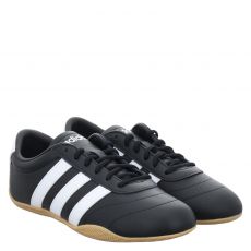  Adidas, Grand Court Lo, Glattleder-Sneaker in schwarz für Damen