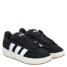  Adidas, Grand Court Alpha 00s, Veloursleder-Sneaker in schwarz für Herren