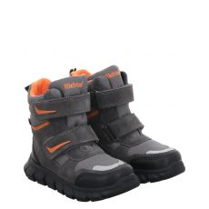  Richter Veloursleder-Winterstiefel in grau für Kinder