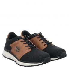  Bugatti Textil-Sneaker in schwarz für Herren