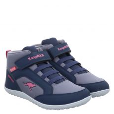 Kangaroos, K-bfk Sole Mid Ev Barfuss, Synthetik-Sneaker in grau für Kinder