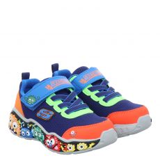  Skechers, Play Scene -, Textil-Lauflernschuh in blau für Kinder
