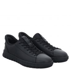  Geox, Flextride Plus, Kunstleder-Sneaker in schwarz für Herren