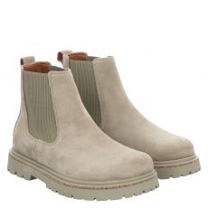  Birkenstock, Highwood Slip On Mid W Leve Ta, Veloursleder-Chelsea in beige für Damen
