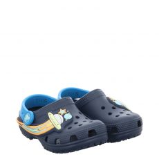  Crocs, Classic Ufo Lights Clog, Gummi (synth.)-Sandale in blau für Kinder