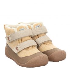  Affenzahn, Lauflerner Vegan Snu, Textil-Lauflernschuh in braun für Kinder