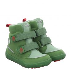  Affenzahn, Winterstiefel Drache Vegan Com, Textil-Lauflernschuh in grün für Kinder
