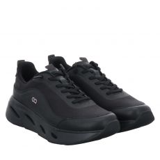  Tenhaag, 0078-0013-008/thg 1, Textil-Slip-On in schwarz für Damen