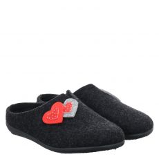  Venus Hausschuh in schwarz für Damen