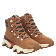  Sorel, Kintec Impact Conquest Plus, Veloursleder-Schnürstiefel in braun für Damen