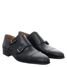  Magnanni, Siros, Glattleder-Halbschuh in schwarz für Herren