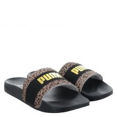  Puma, Leadcat 2.0 Animal Flair, Synthetik-Sandale in schwarz für Kinder