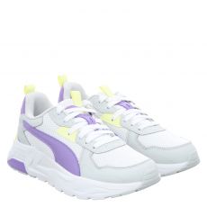  Puma, Trinity Lite Jr, Textil-Sneaker in weiß für Kinder