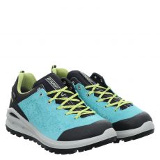  Grisport, Trecky, Veloursleder-Wanderschuh in türkis für Kinder