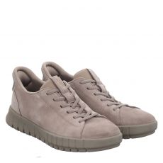  Geox, Flextride Plus, Veloursleder-Slip-On in taupe für Damen