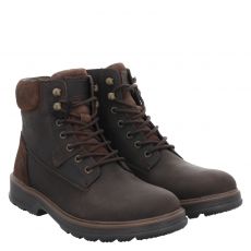  Camel Active Fettleder-Schnürstiefel in braun für Herren