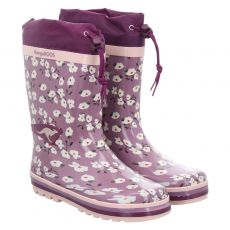  Kangaroos, K- Rain, Gummi (synth.)-Regenstiefel in rosa für Kinder