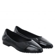  Black Rose Lackleder-Ballerina in schwarz für Damen