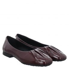  Black Rose, Rot, Lackleder-Ballerina in bordeaux für Damen